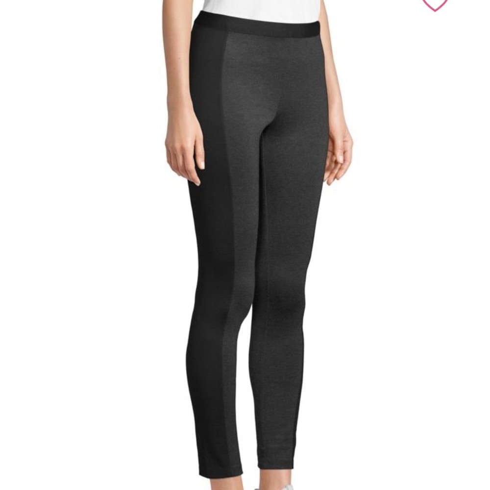 NWT BCBGMAXAZRIA LEGGINGS BLACK GREY COMBO S-M-L